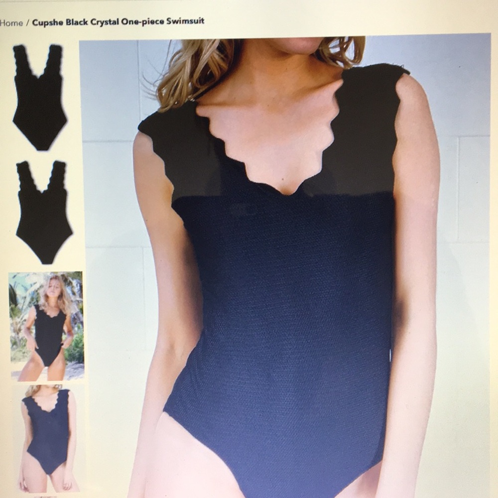 Cupshe Black Crystal swimsuit